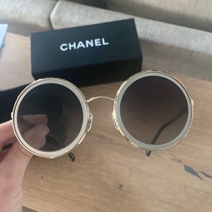 Chanel round sunglasses